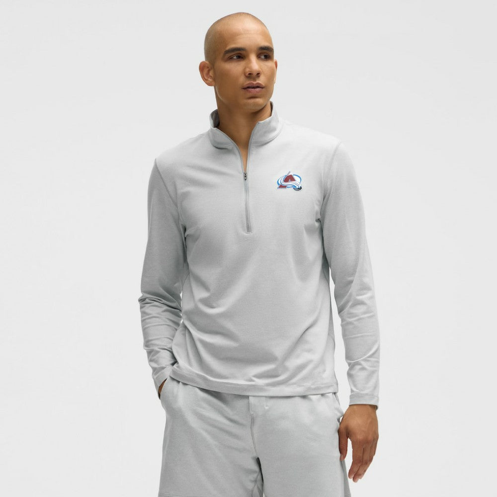 Colorado Avalanche lululemon Soft Jersey Half-Zip Pullover - Heather Gray | US 203170105