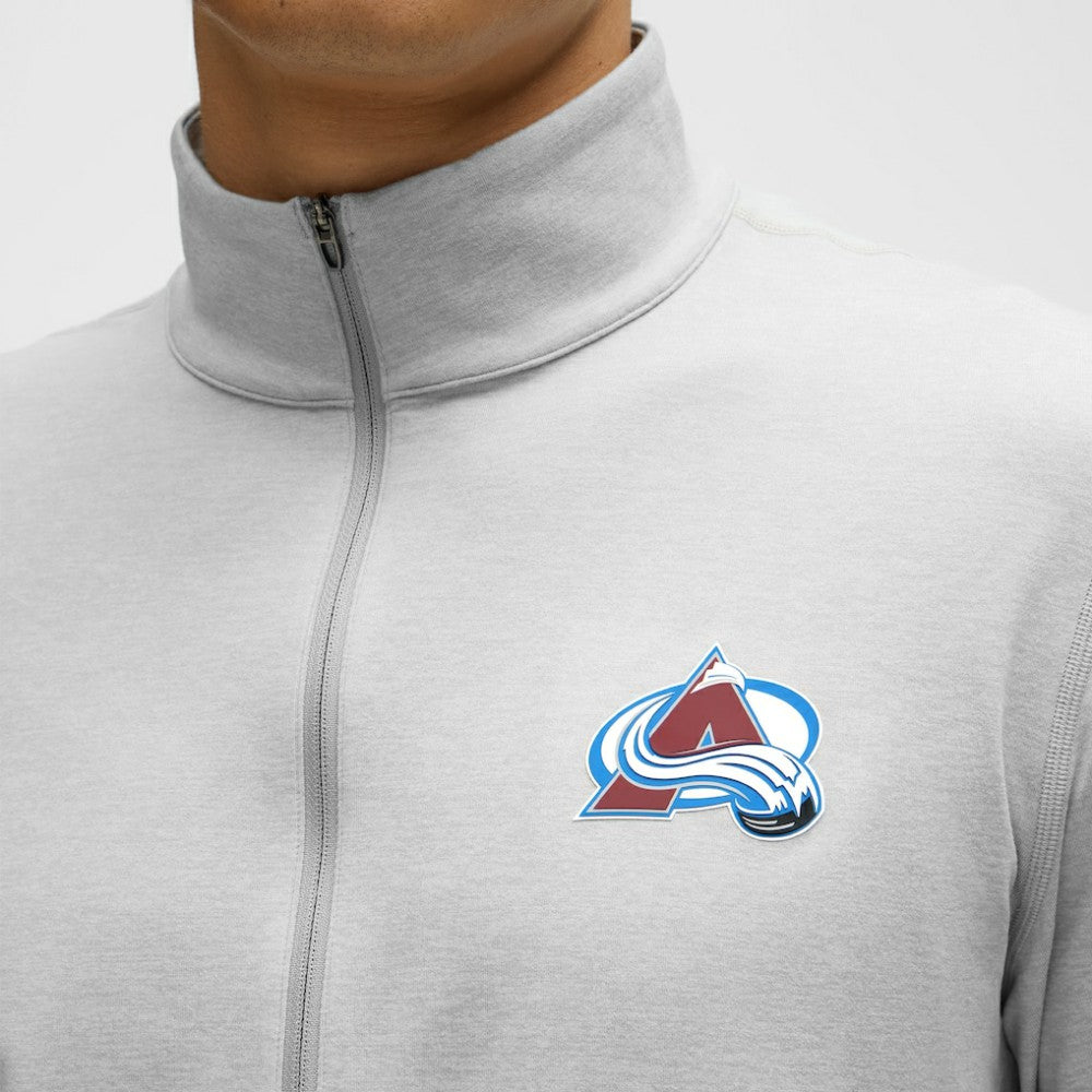 Colorado Avalanche lululemon Soft Jersey Half-Zip Pullover - Heather Gray | US 203170105