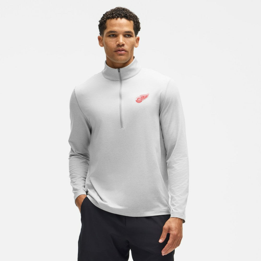 Detroit Red Wings lululemon Soft Jersey Half-Zip Pullover - Heather Gray | US 203170107