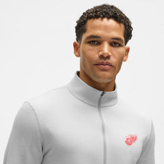 Detroit Red Wings lululemon Soft Jersey Half-Zip Pullover - Heather Gray | US 203170107
