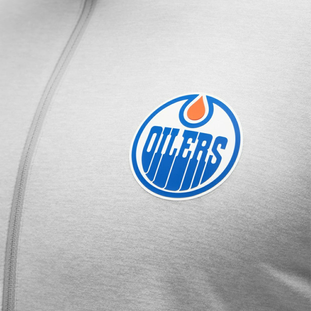 Edmonton Oilers lululemon Soft Jersey Half-Zip Pullover - Heather Gray | US 203170108