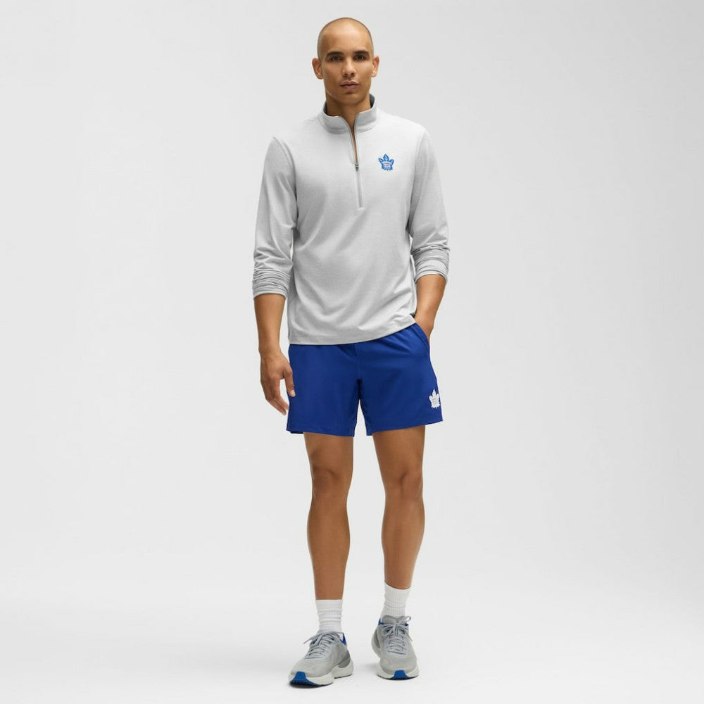 Toronto Maple Leafs lululemon Soft Jersey Half-Zip Pullover - Heather Gray | US 203170115