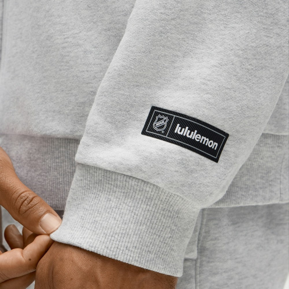 Anaheim Ducks lululemon Steady State Full-Zip Hoodie - Heathered Core Ultra Light Grey | US 203170172