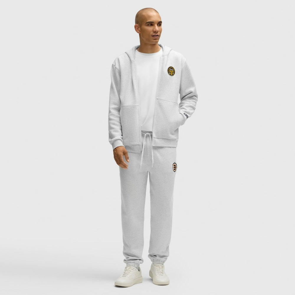Boston Bruins lululemon Steady State Full-Zip Hoodie - Heathered Core Ultra Light Grey | US 203170173