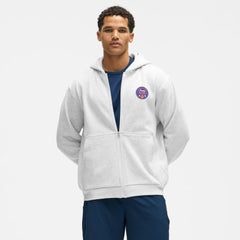 Edmonton Oilers lululemon Steady State Full-Zip Hoodie - Heathered Core Ultra Light Grey | US 203170182