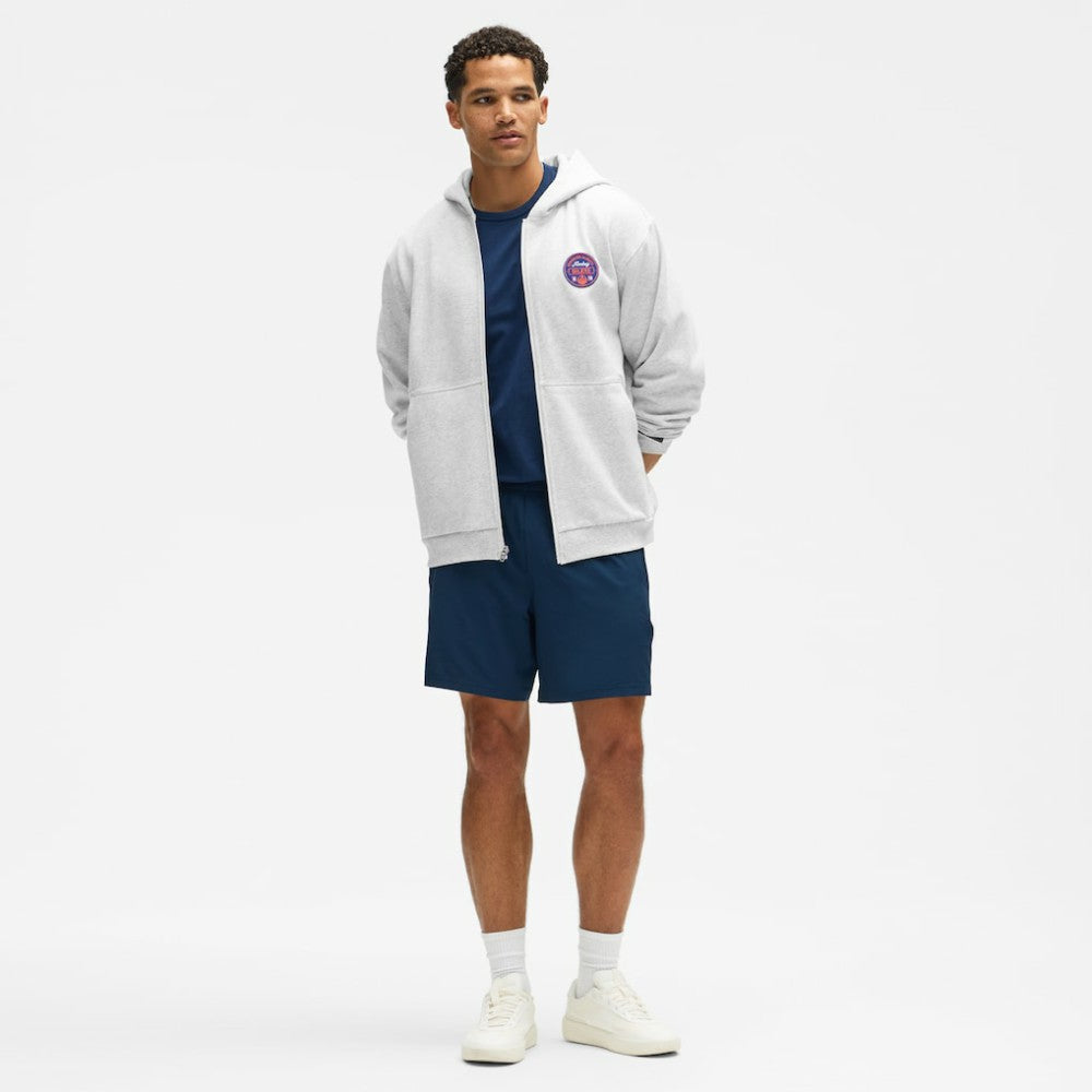 Edmonton Oilers lululemon Steady State Full-Zip Hoodie - Heathered Core Ultra Light Grey | US 203170182