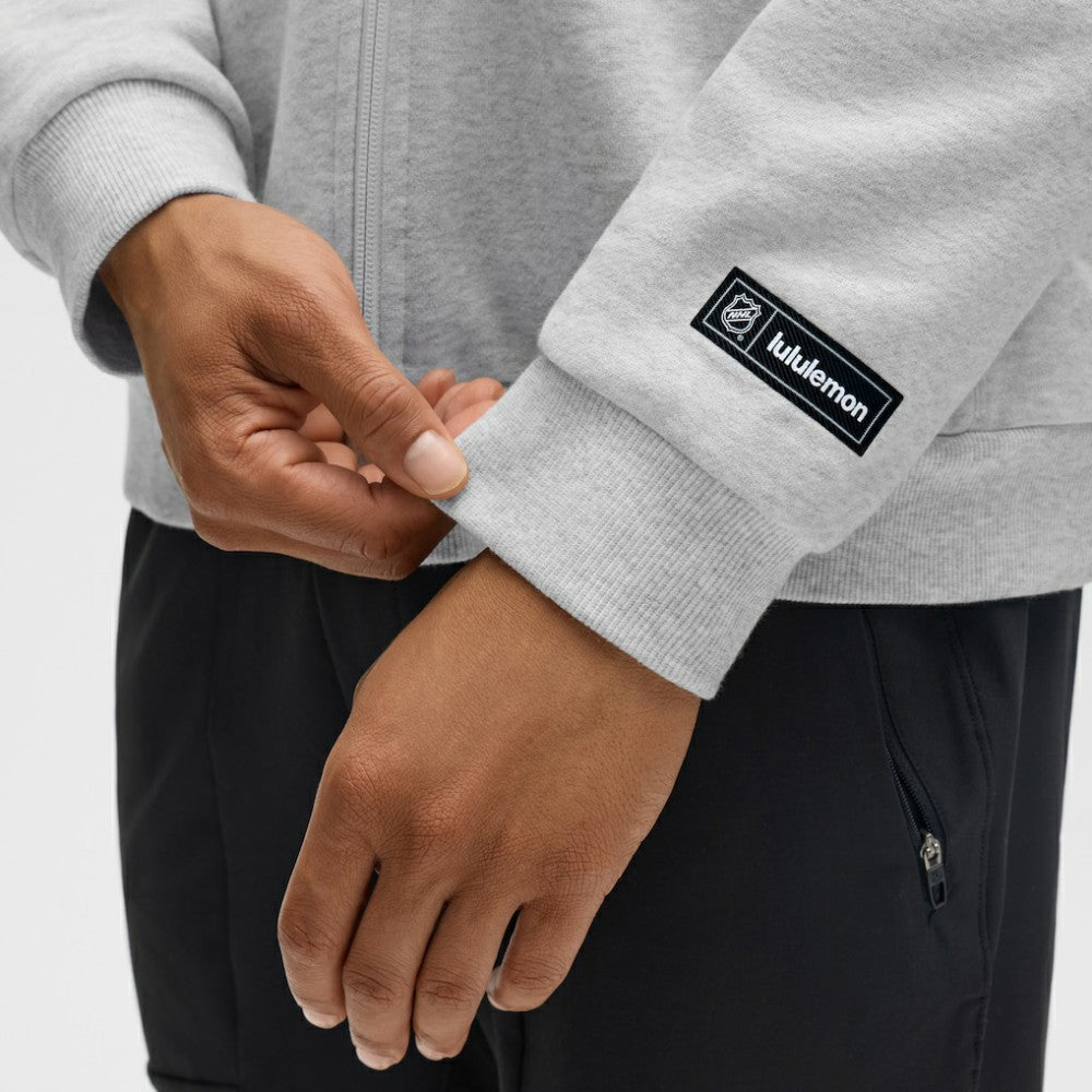 Los Angeles Kings lululemon Steady State Full-Zip Hoodie - Heathered Core Ultra Light Grey | US 203170184