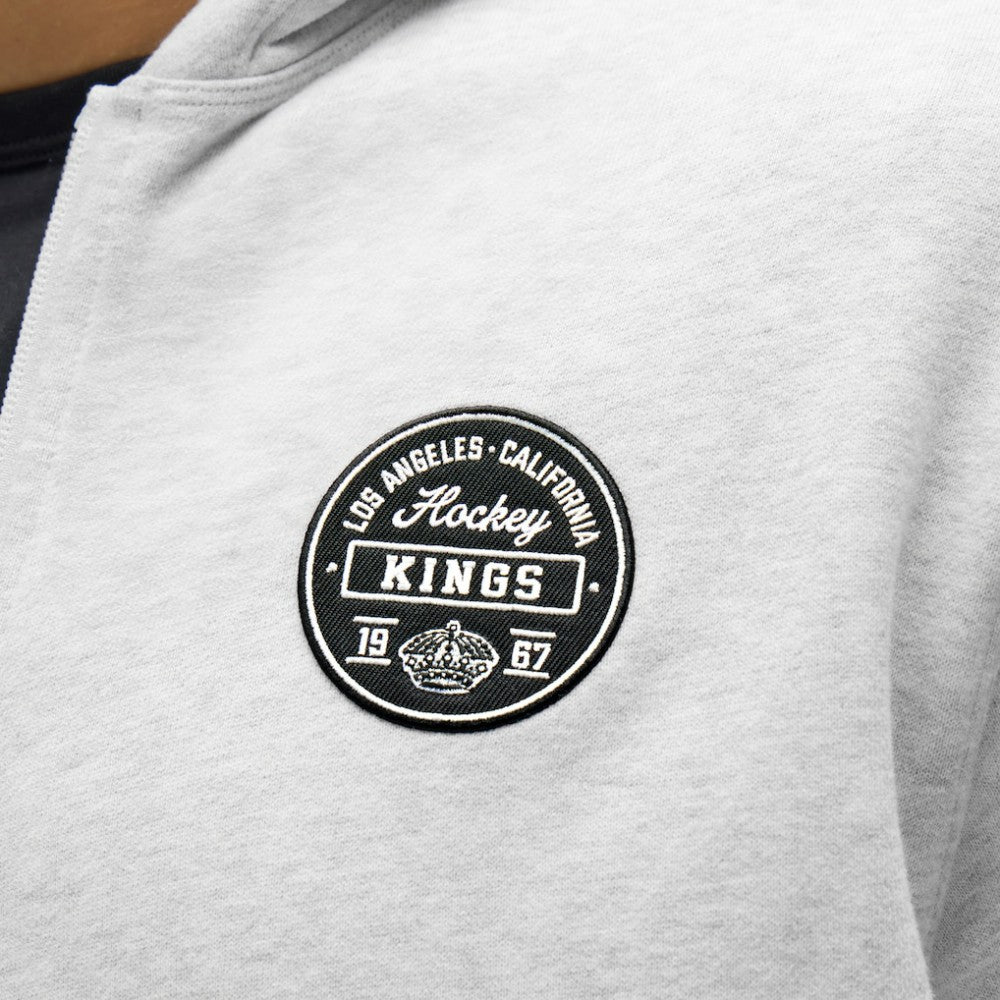 Los Angeles Kings lululemon Steady State Full-Zip Hoodie - Heathered Core Ultra Light Grey | US 203170184