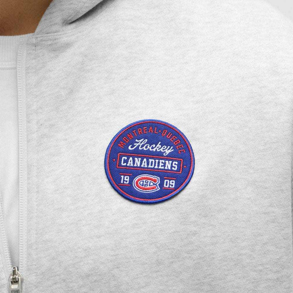 Montreal Canadiens lululemon Steady State Full-Zip Hoodie - Heathered Core Ultra Light Grey | US 203170186