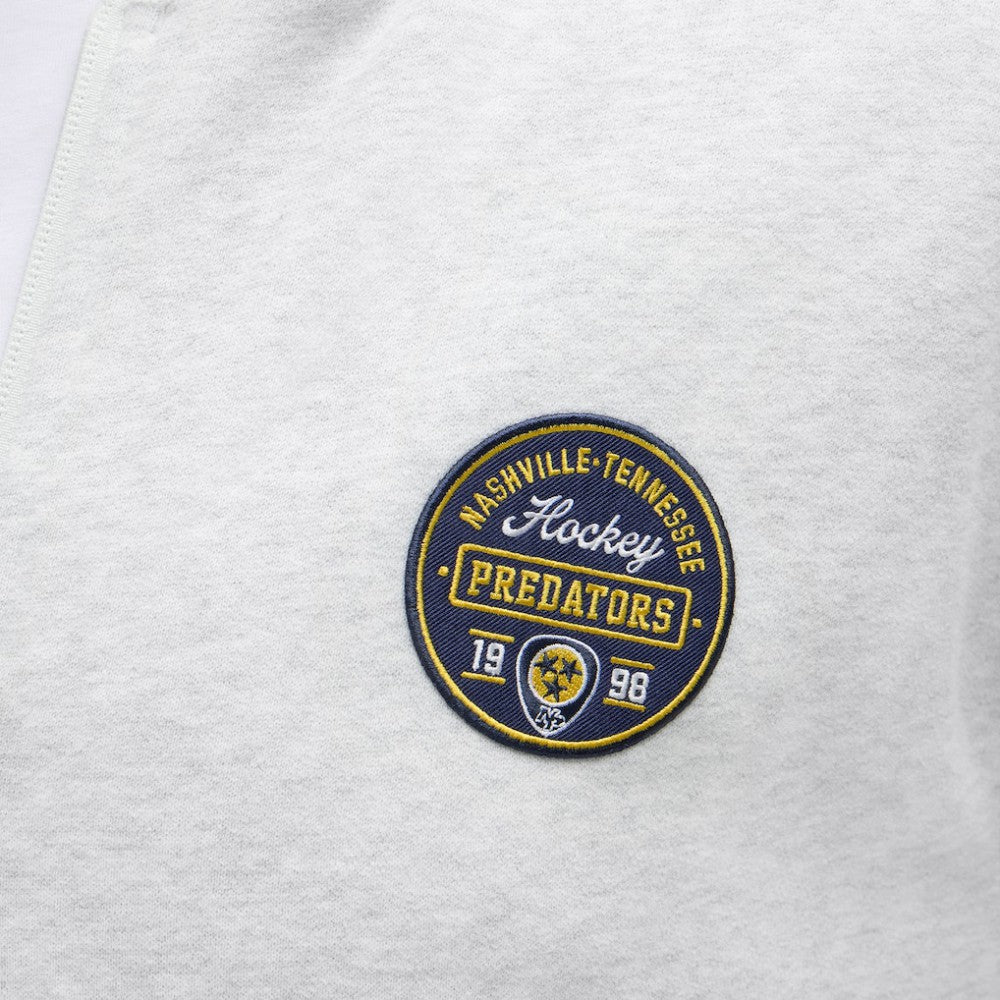 Nashville Predators lululemon Steady State Full-Zip Hoodie - Heathered Core Ultra Light Grey | US 203170187