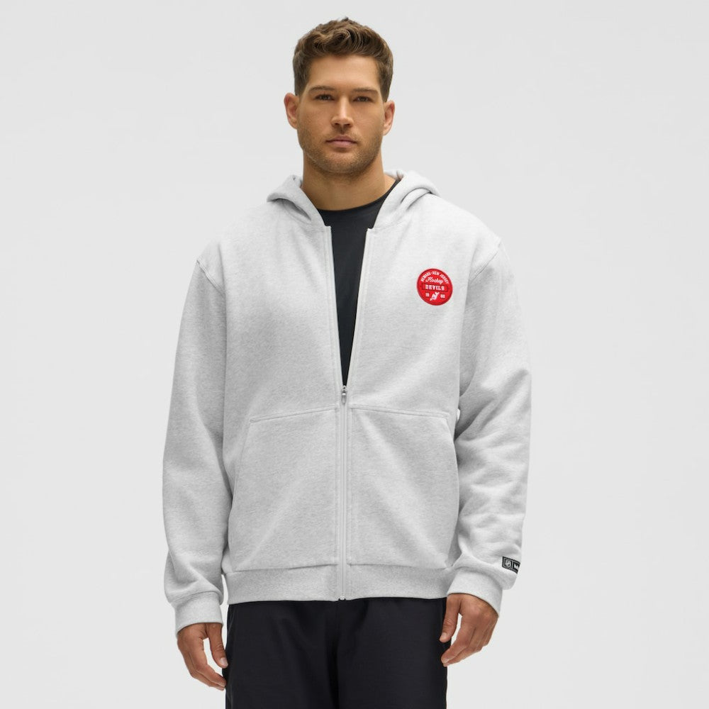 New Jersey Devils lululemon Steady State Full-Zip Hoodie - Heathered Core Ultra Light Grey | US 203170188