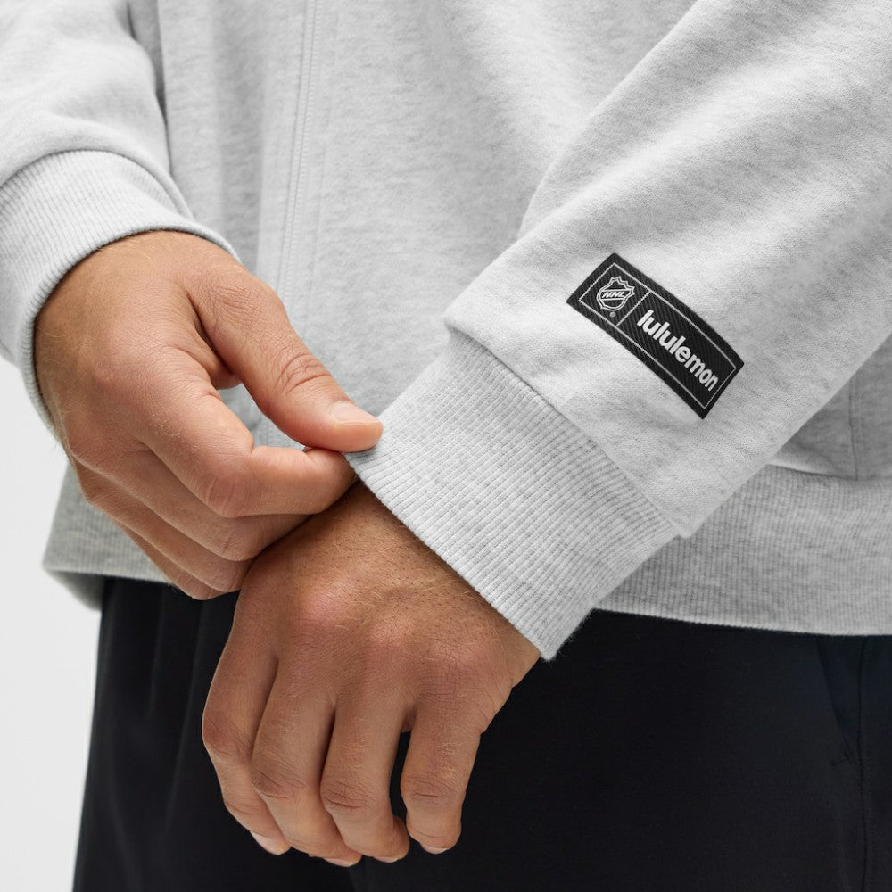 New Jersey Devils lululemon Steady State Full-Zip Hoodie - Heathered Core Ultra Light Grey | US 203170188