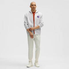 New York Islanders lululemon Steady State Full-Zip Hoodie - Heathered Core Ultra Light Grey | US 203170189