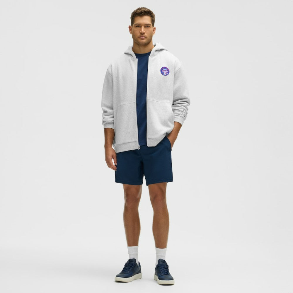 New York Rangers lululemon Steady State Full-Zip Hoodie - Heathered Core Ultra Light Grey | US 203170190