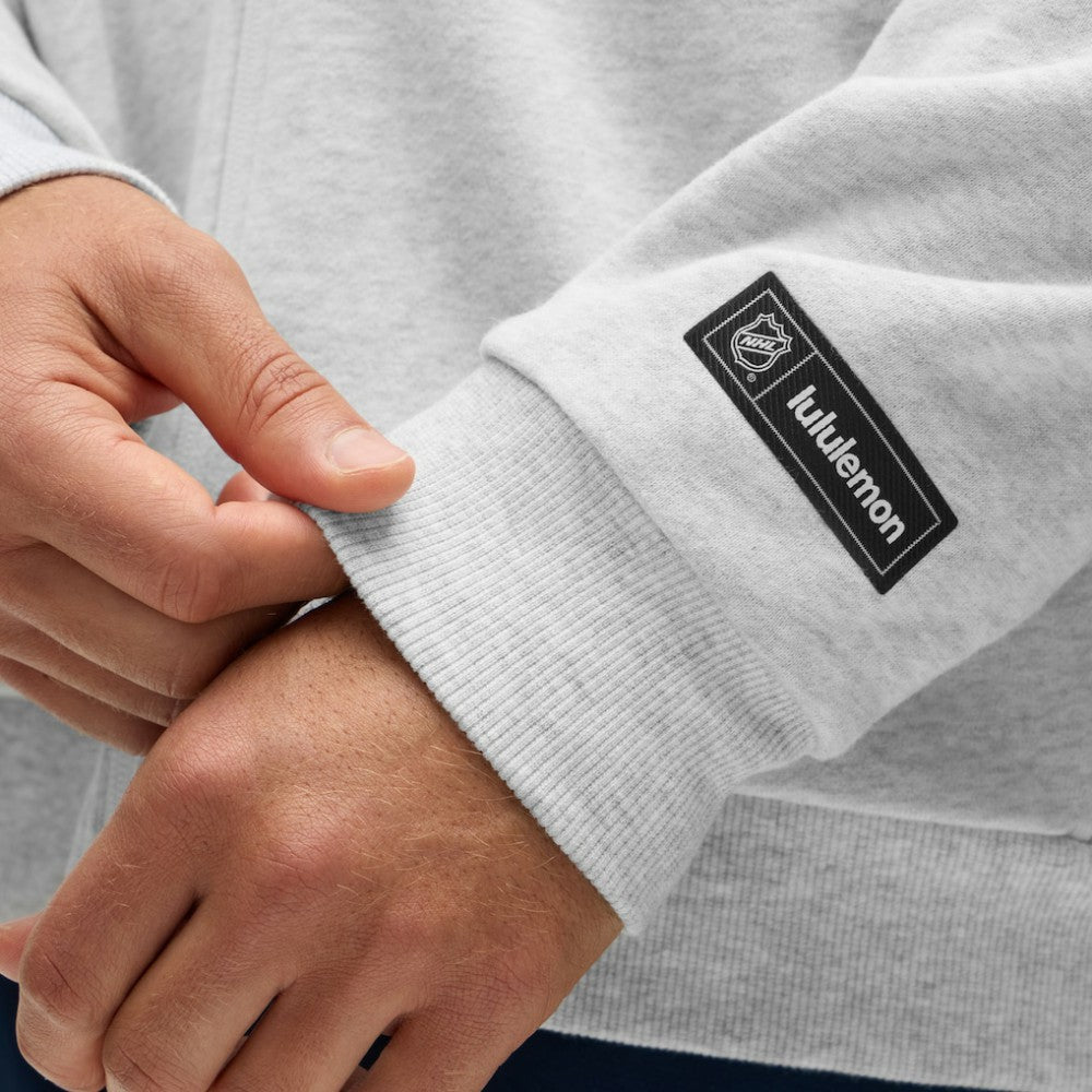 New York Rangers lululemon Steady State Full-Zip Hoodie - Heathered Core Ultra Light Grey | US 203170190