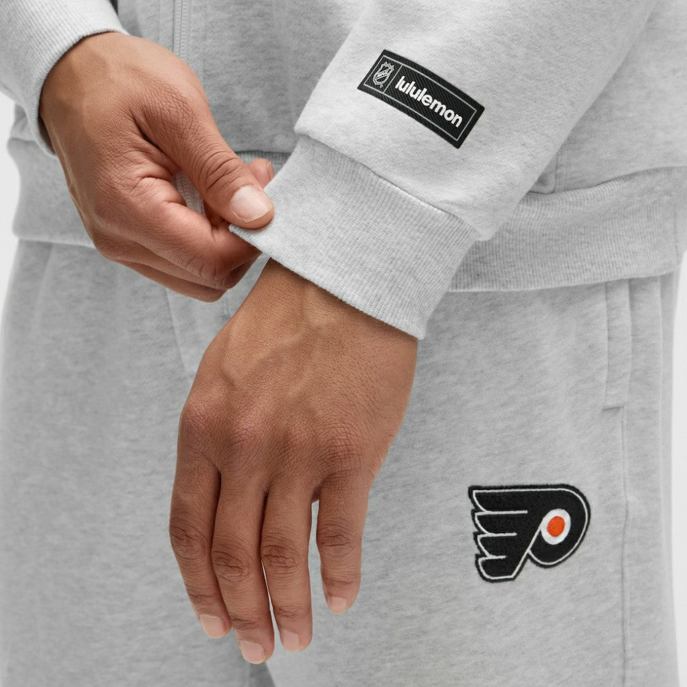 Philadelphia Flyers lululemon Steady State Full-Zip Hoodie - Heathered Core Ultra Light Grey | US 203170192