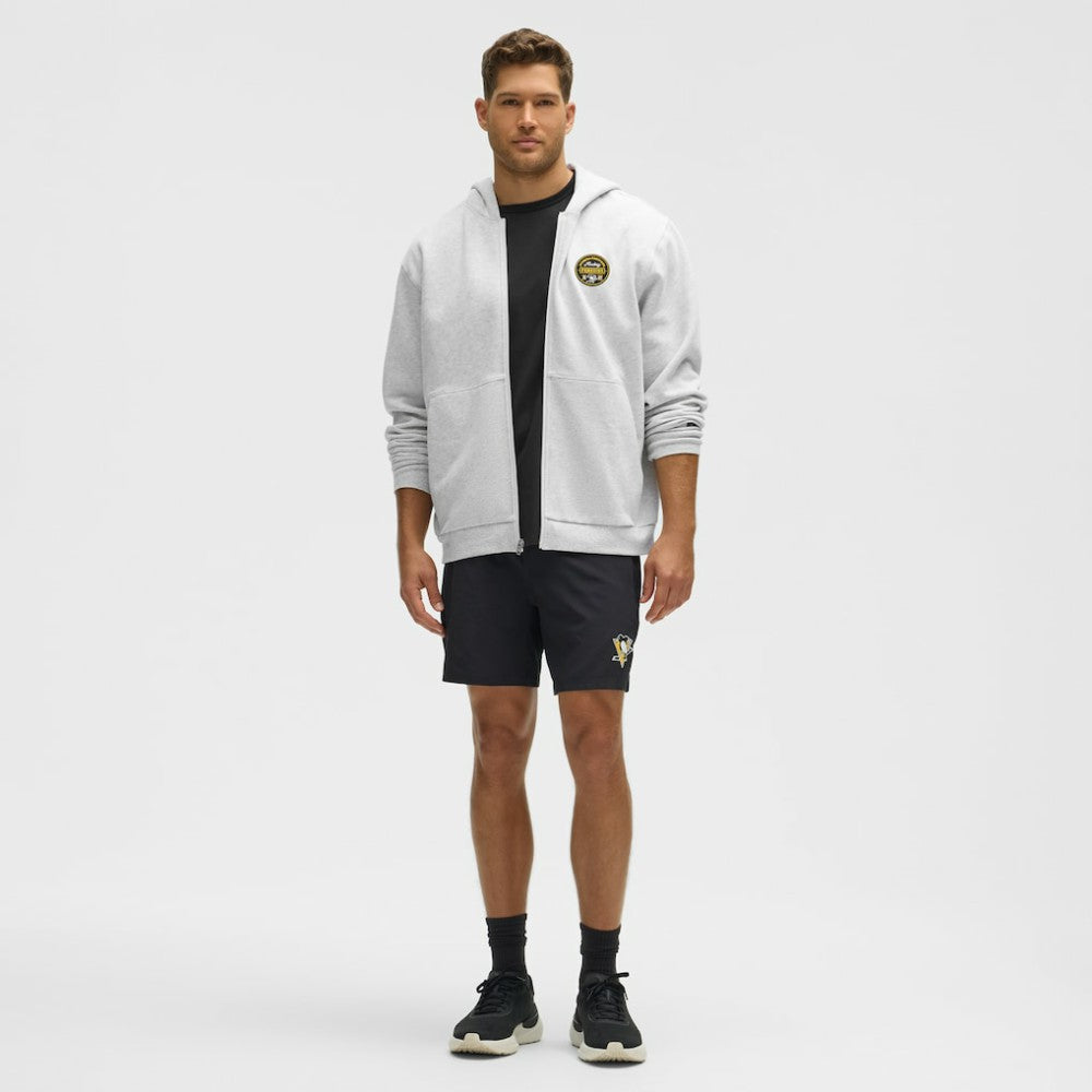 Pittsburgh Penguins lululemon Steady State Full-Zip Hoodie - Heathered Core Ultra Light Grey | US 203170193