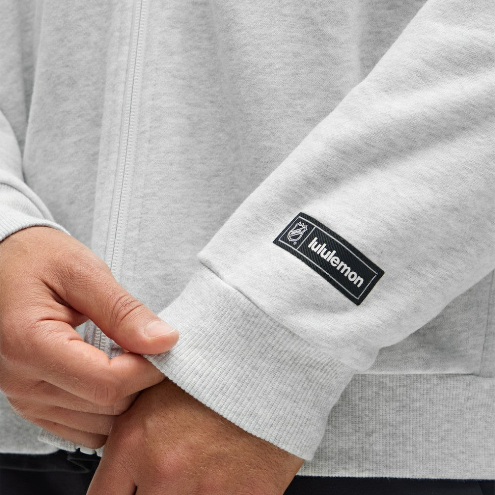 Pittsburgh Penguins lululemon Steady State Full-Zip Hoodie - Heathered Core Ultra Light Grey | US 203170193