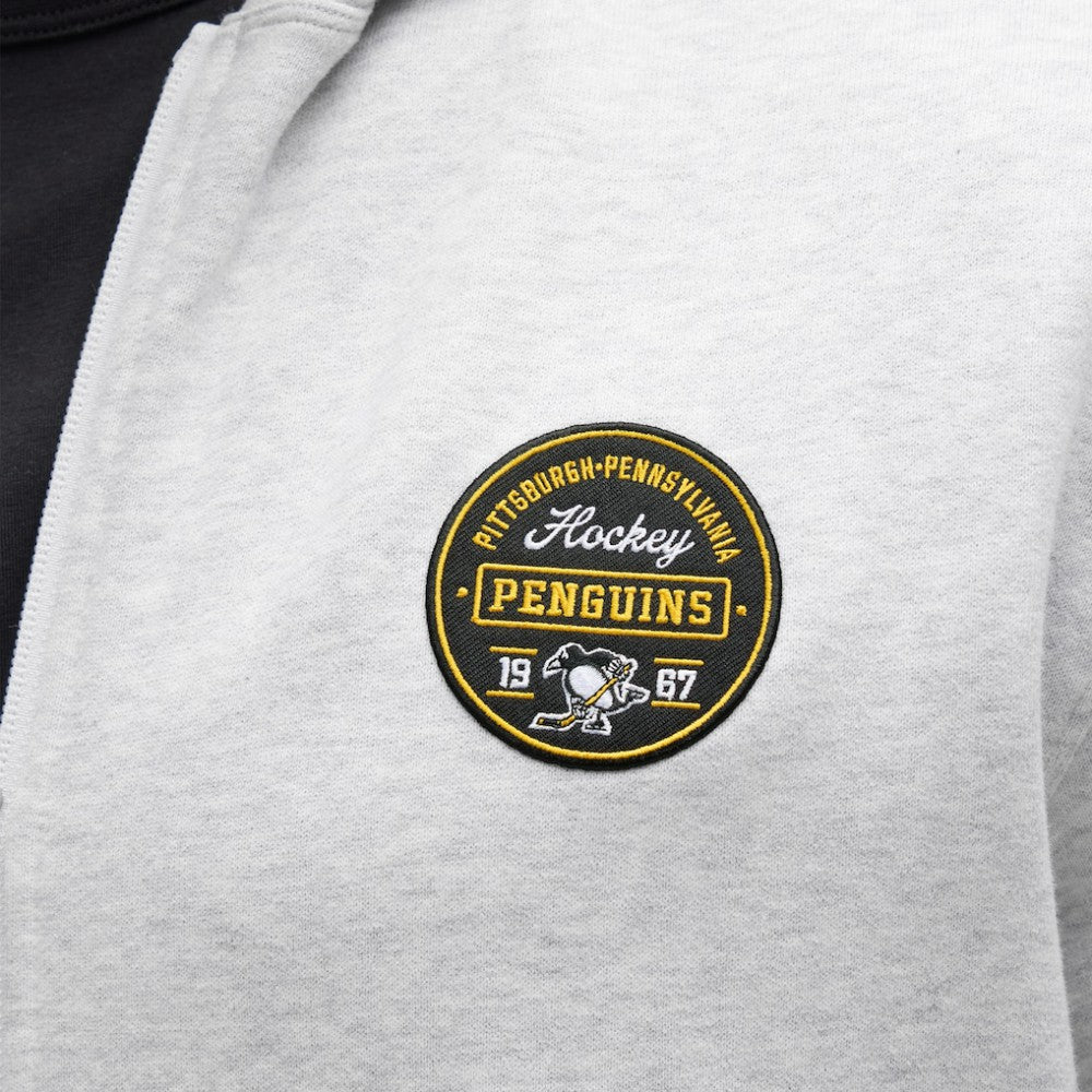 Pittsburgh Penguins lululemon Steady State Full-Zip Hoodie - Heathered Core Ultra Light Grey | US 203170193