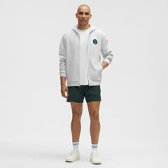 San Jose Sharks lululemon Steady State Full-Zip Hoodie - Heathered Core Ultra Light Grey | US 203170194