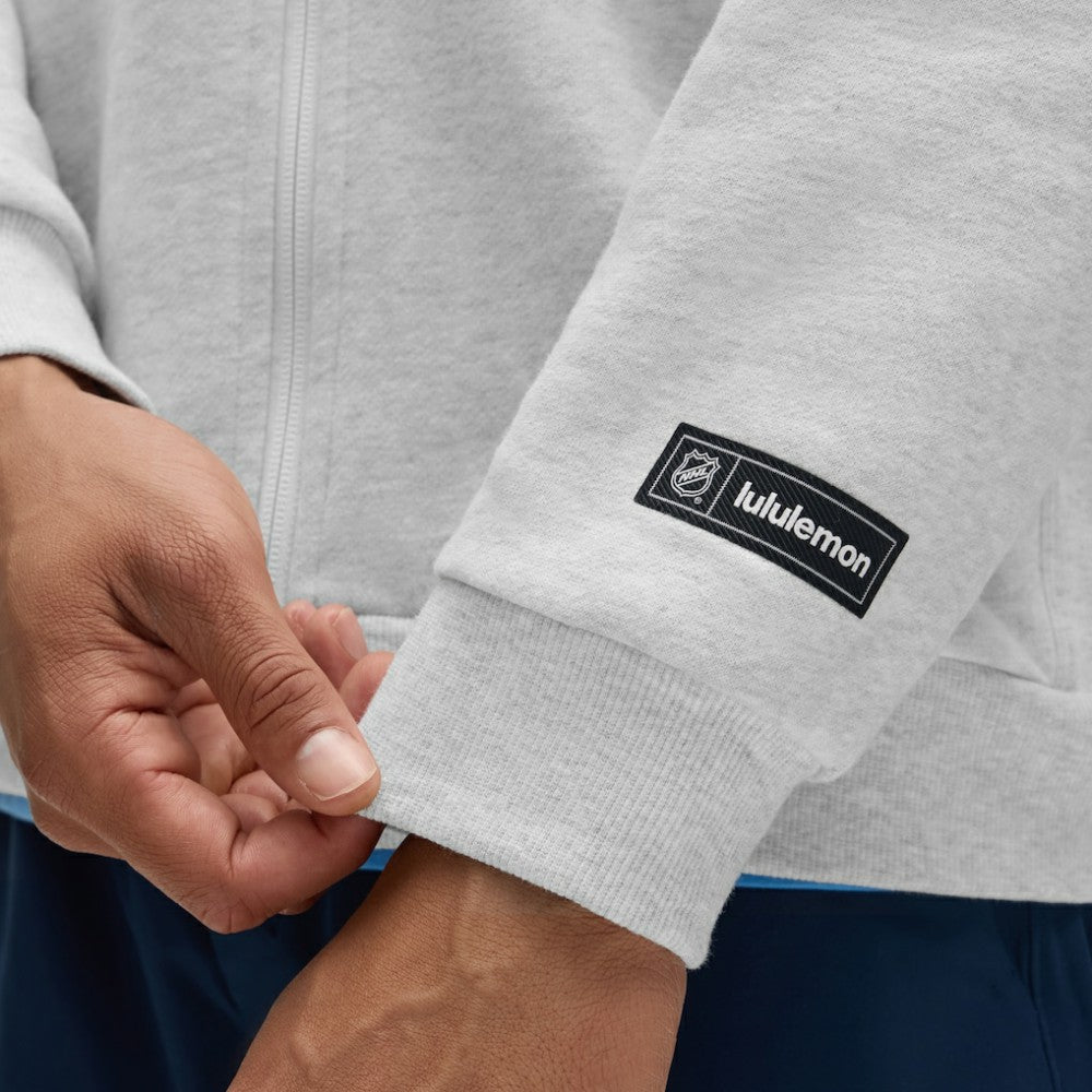 Seattle Kraken lululemon Steady State Full-Zip Hoodie - Heathered Core Ultra Light Grey | US 203170195