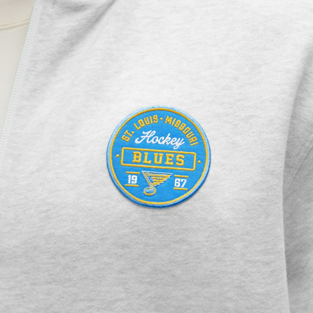 St. Louis Blues lululemon Steady State Full-Zip Hoodie - Heathered Core Ultra Light Grey | US 203170196