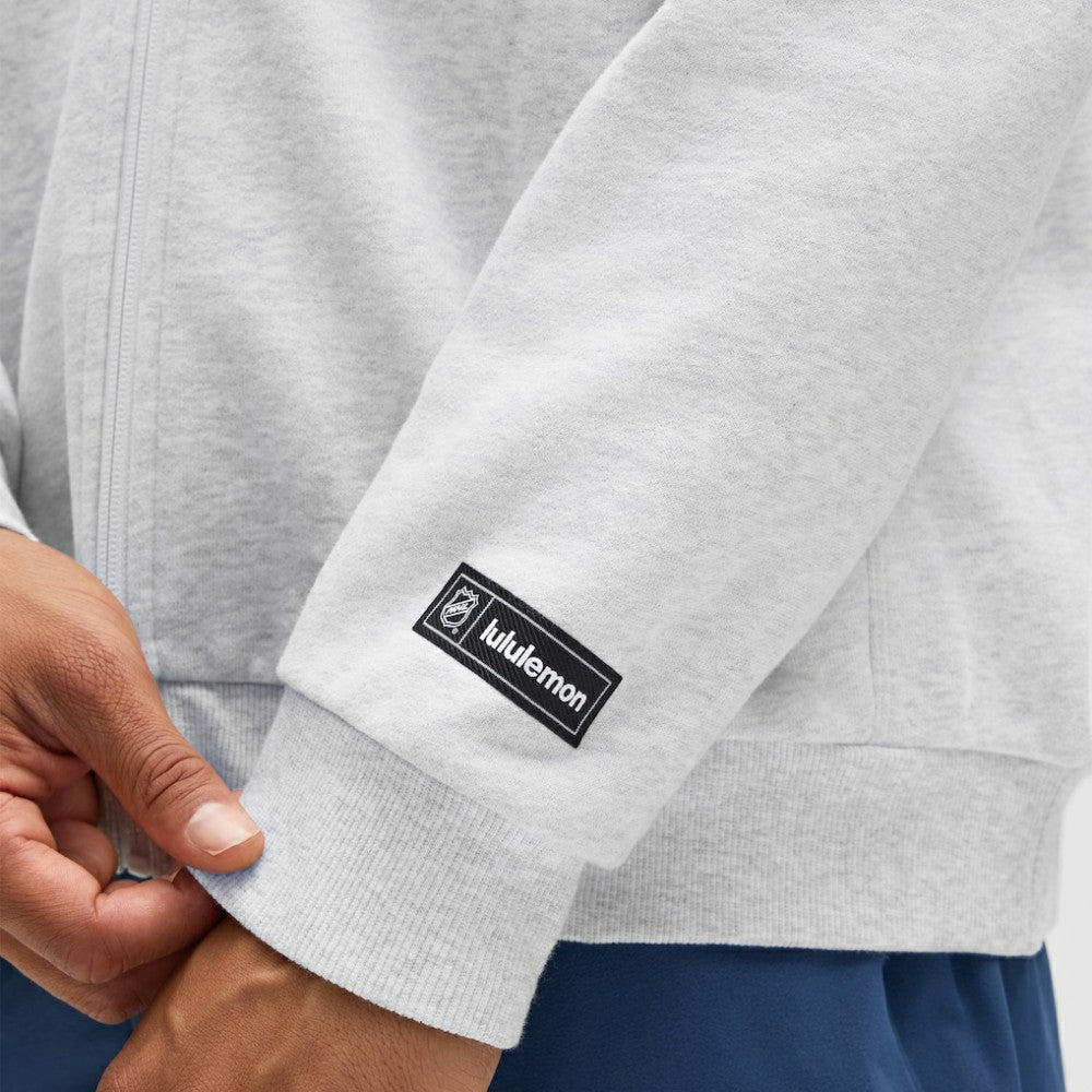 Tampa Bay Lightning lululemon Steady State Full-Zip Hoodie - Heathered Core Ultra Light Grey | US 203170197