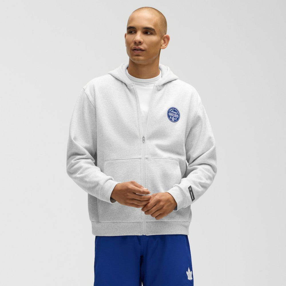 Toronto Maple Leafs lululemon Steady State Full-Zip Hoodie - Heathered Core Ultra Light Grey | US 203170198