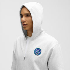 Vancouver Canucks lululemon Steady State Full-Zip Hoodie - Heathered Core Ultra Light Grey | US 203170200
