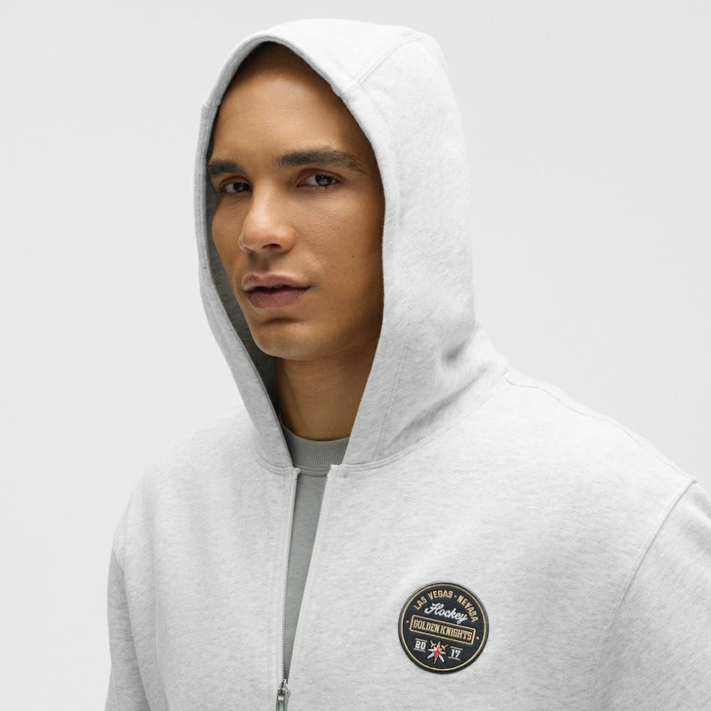Vegas Golden Knights lululemon Steady State Full-Zip Hoodie - Heathered Core Ultra Light Grey | US 203170201