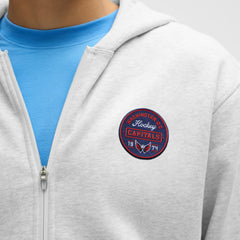 Washington Capitals lululemon Steady State Full-Zip Hoodie - Heathered Core Ultra Light Grey | US 203170202