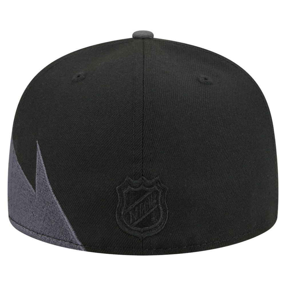 Chicago Blackhawks New Era Spikes 59FIFTY Fitted Hat - Black | US 203170279