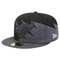 Detroit Red Wings New Era Spikes 59FIFTY Fitted Hat - Black | US 203170280