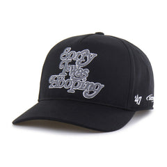 Brooklyn Nets Brand Seen by '47 Sorry I Was Hooping Hitch Adjustable Hat Black - 47 brand