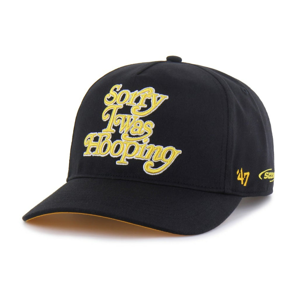 Denver Nuggets Brand Seen by '47 Sorry I Was Hooping Hitch Adjustable Hat Black - 47 brand outlet