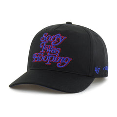 Philadelphia 76ers Brand Seen by '47 Sorry I Was Hooping Hitch Adjustable Hat Black - 47 brand