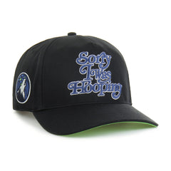 Minnesota Timberwolves Brand Seen by '47 Sorry I Was Hooping Hitch Adjustable Hat Black - 47 brand