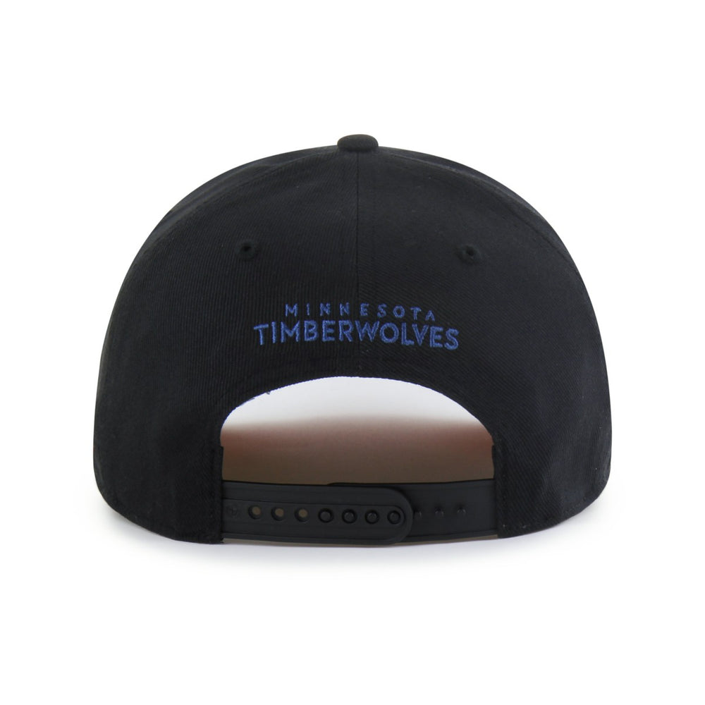Minnesota Timberwolves Brand Seen by '47 Sorry I Was Hooping Hitch Adjustable Hat Black - 47 brand