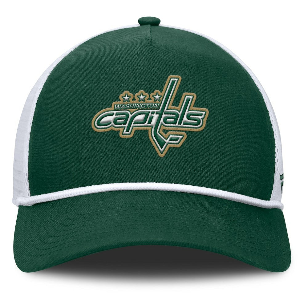 Washington Capitals Fanatics Bermuda A-Frame Adjustable Hat - Green/White | US 203170639