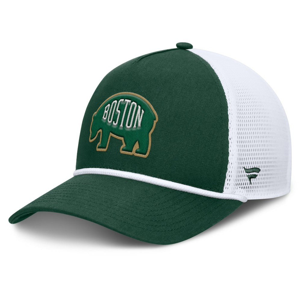 Boston Bruins Fanatics Bermuda A-Frame Adjustable Hat - Green/White | US 203170641