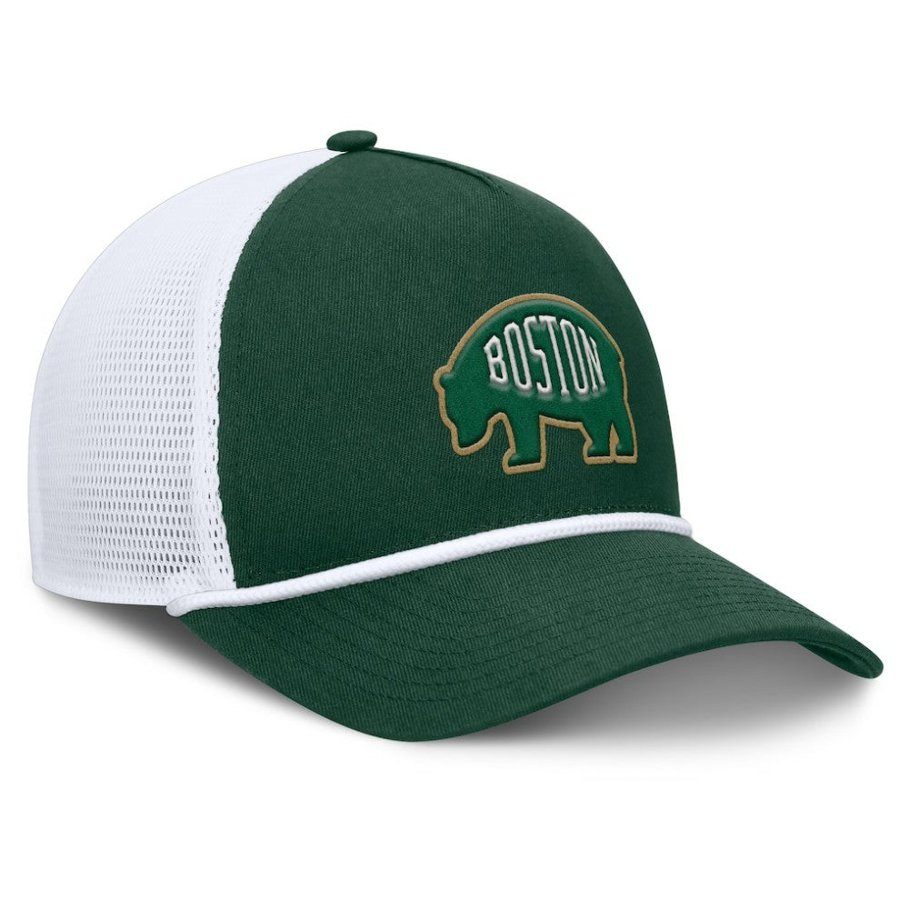 Boston Bruins Fanatics Bermuda A-Frame Adjustable Hat - Green/White | US 203170641