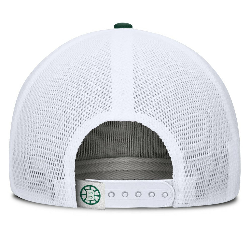 Boston Bruins Fanatics Bermuda A-Frame Adjustable Hat - Green/White | US 203170641