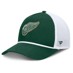Detroit Red Wings Fanatics Bermuda A-Frame Adjustable Hat - Green/White | US 203170645