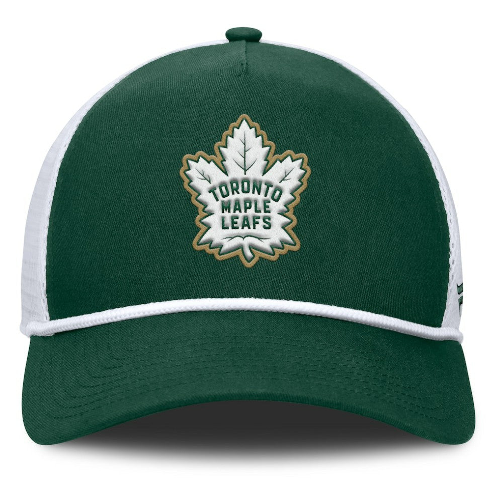 Toronto Maple Leafs Fanatics Bermuda A-Frame Adjustable Hat - Green/White | US 203170646