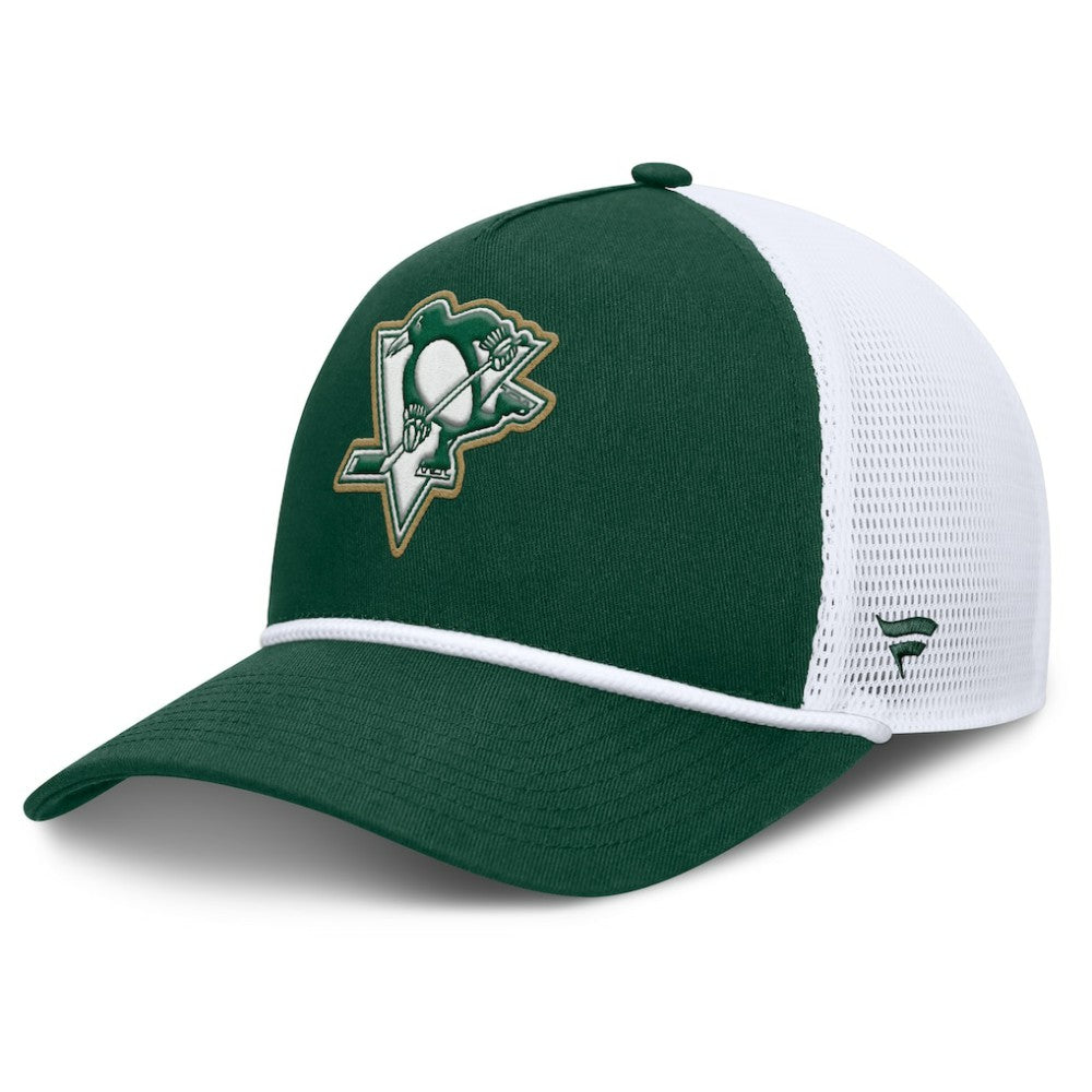 Pittsburgh Penguins Fanatics Bermuda A-Frame Adjustable Hat - Green/White | US 203170647