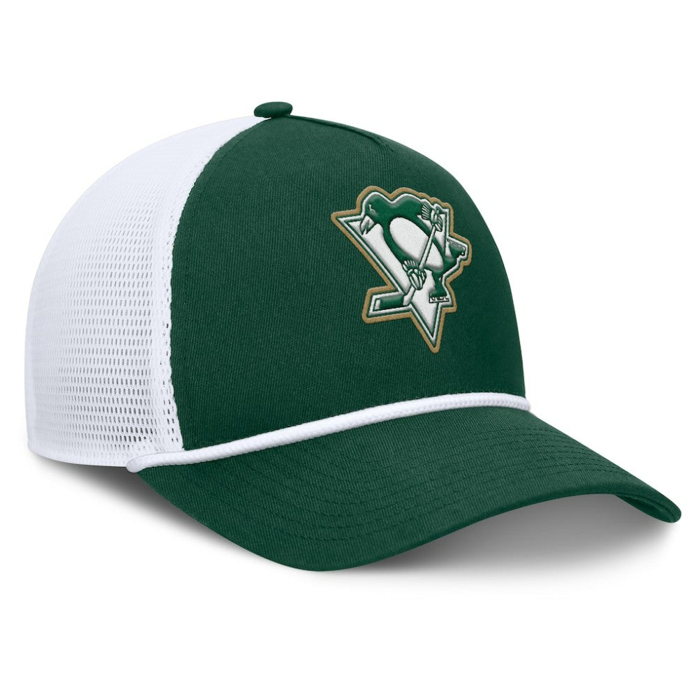 Pittsburgh Penguins Fanatics Bermuda A-Frame Adjustable Hat - Green/White | US 203170647