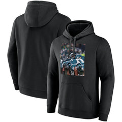 Philadelphia Eagles Push On Pullover Hoodie - Black Hoodies