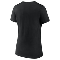 Philadelphia Eagles Women's Push On V-Neck T-Shirt - Black T-shirts