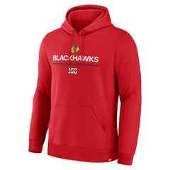 Chicago Blackhawks Fanatics Centennial Fleece Pullover Hoodie - Red | US 203171194