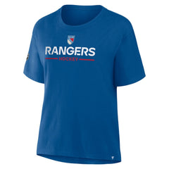 New York Rangers Fanatics Women's Centennial T-Shirt - Blue | US 203171196